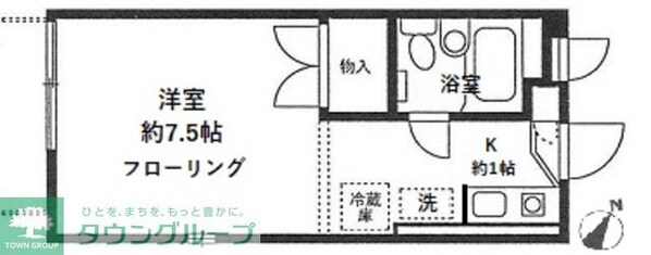 パークヒルズ綱島台の物件間取画像